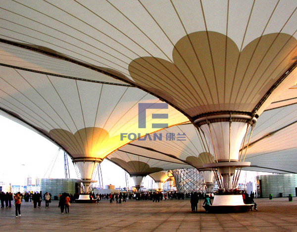 Shanghai world expo axis membrane structure