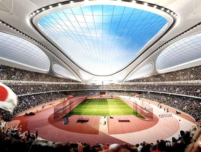 Use ETFE the main Olympic stadium in 2020 in Tokyo, Japan